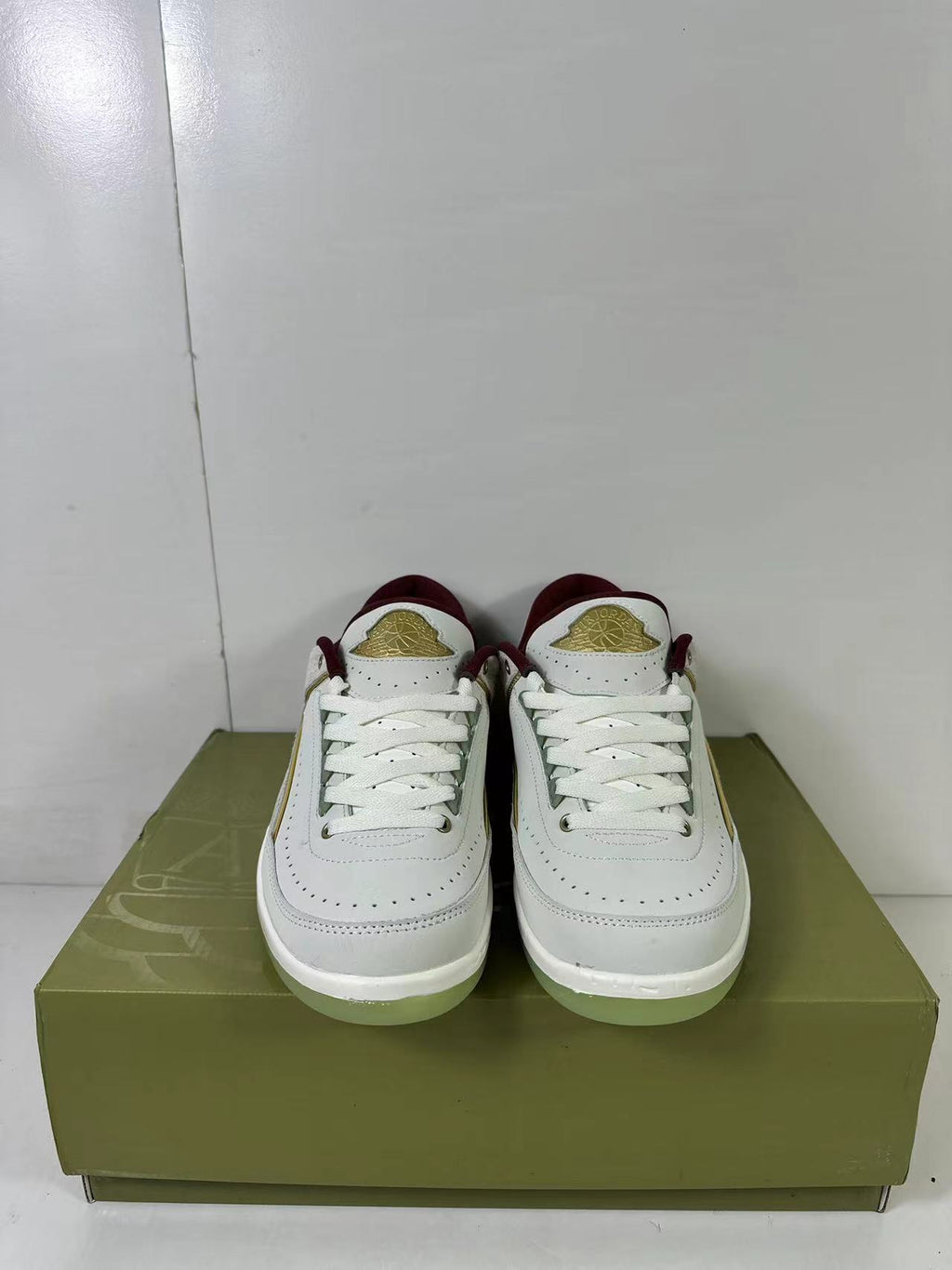 Air Jordan 2 Low White Red FJ3468-100 Sneakers - product image from the listing.
