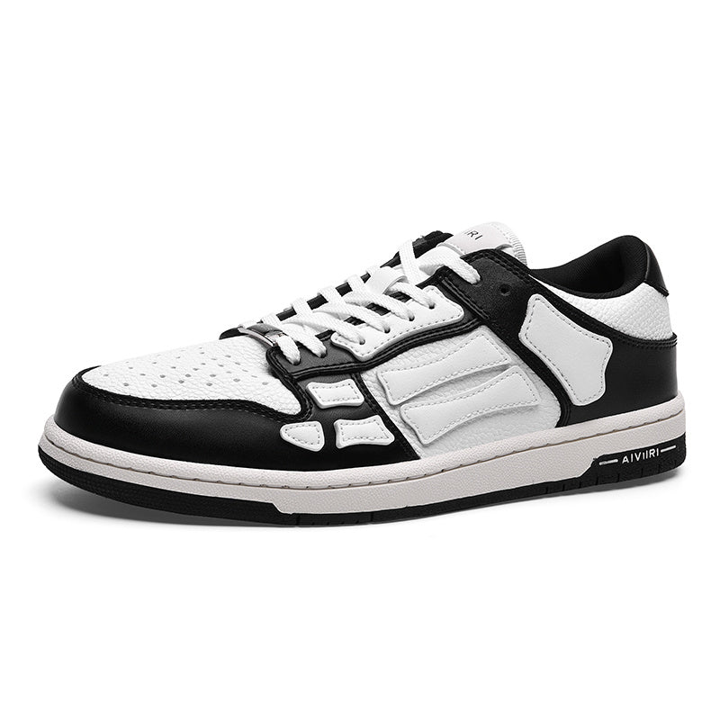 AIVIIRI MFS003-004 Low-Top Sneakers in Black and White - product image from the listing.