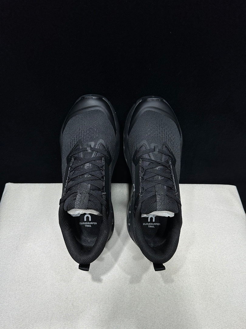 On Cloudsurfer Trail 2 Black Trail Trainers - product image from the listing.