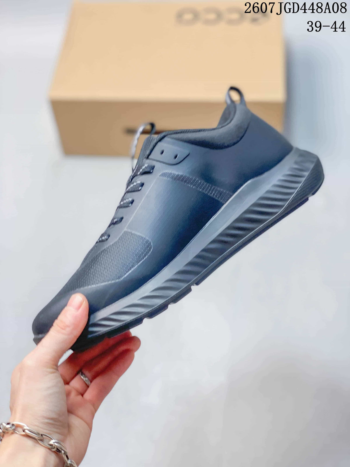 ECCO 710280OPW Dark Gray Casual Sneakers for Running - product image from the listing.
