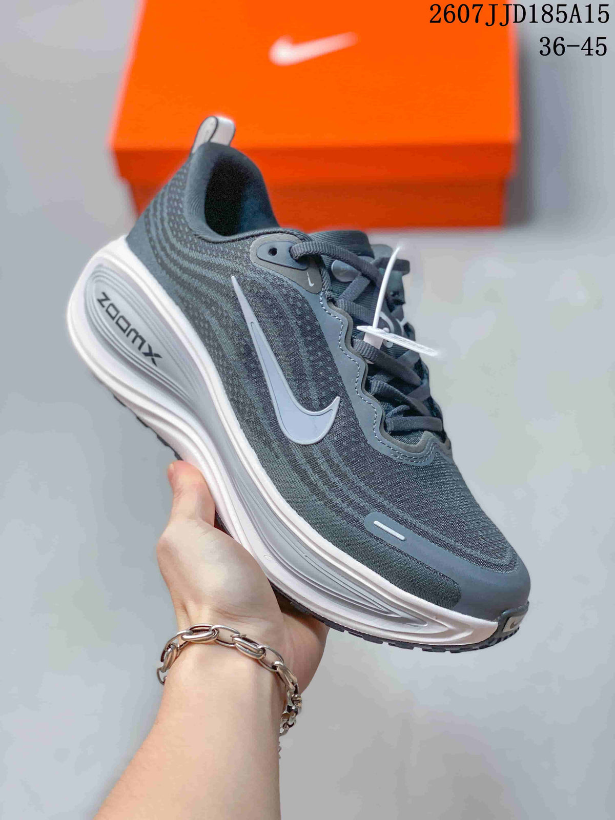 Nike Vomero Plus Run Sneakers in Dark Gray White 2607JJD185A15 - product image from the listing.