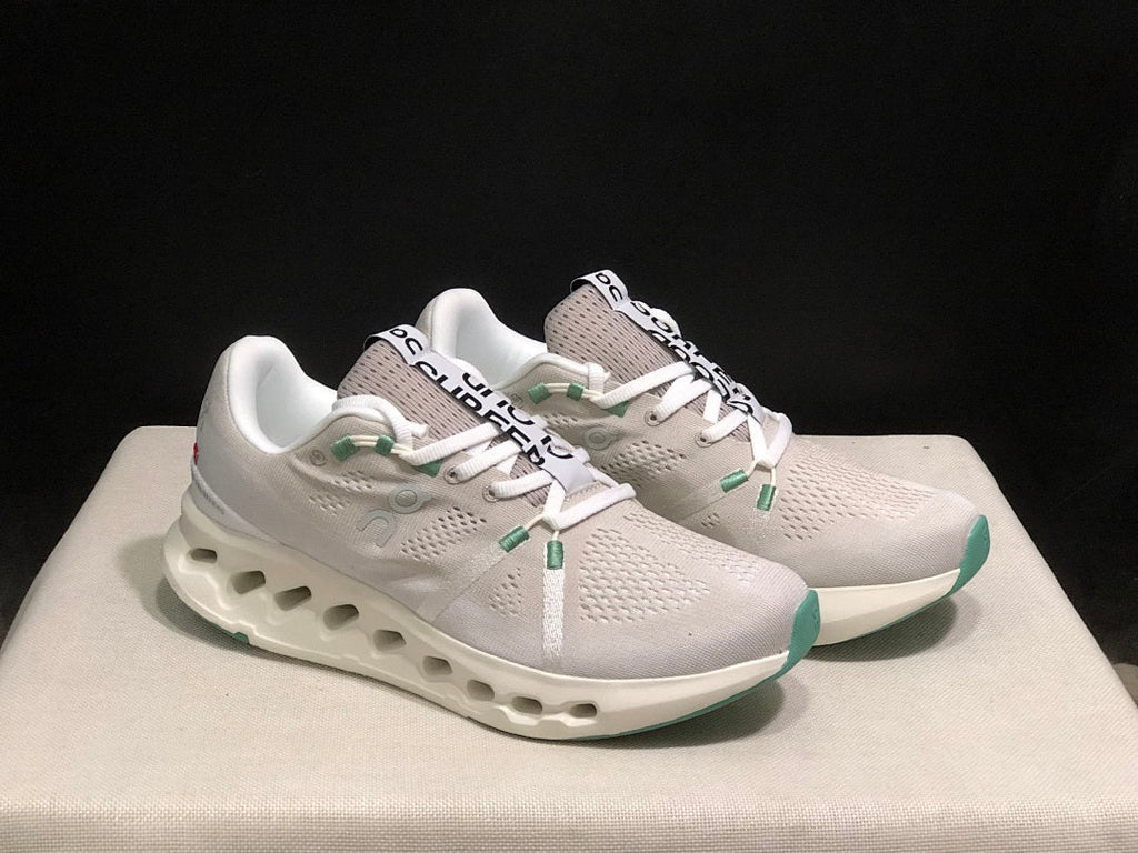On Cloudsurfer Running Shoes in Pearl Ivory - product image from the listing.