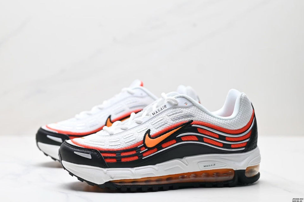 Nike Air Max 2021 Sneakers in White Orange Black - product image from the listing.