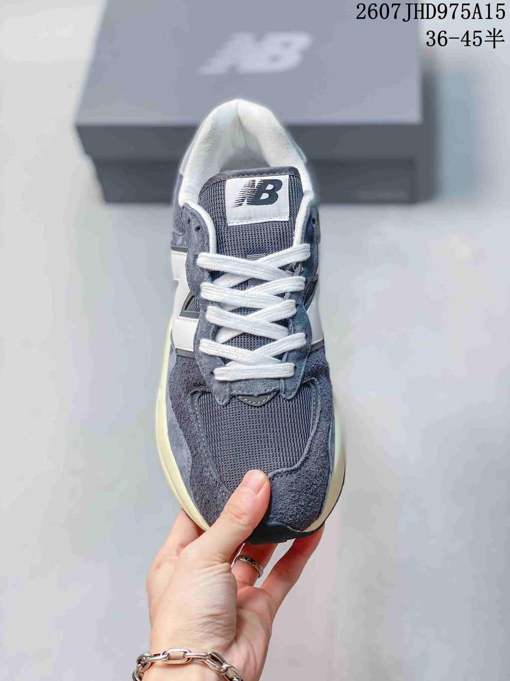 New Balance 5740 M5740VLB Sneakers in Grey White - product image from the listing.