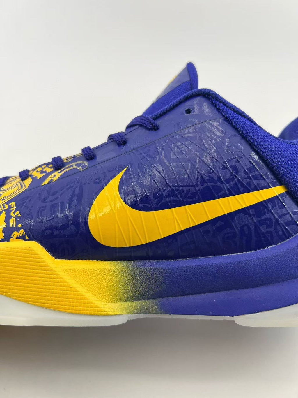 Nike Kobe 5 Protro Basketball Shoes in Blue Gold CD4991-400 - product image from the listing.