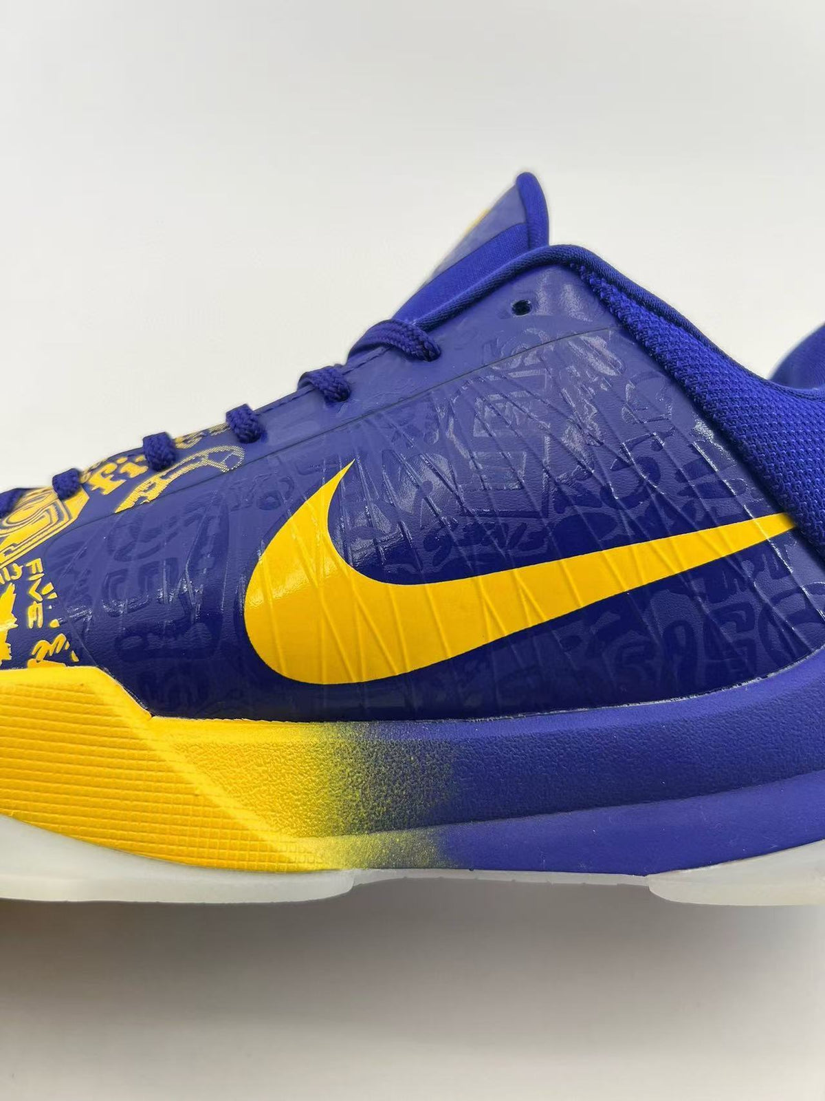 Nike Kobe 5 Protro Basketball Shoes in Blue Gold CD4991-400 - product image from the listing.