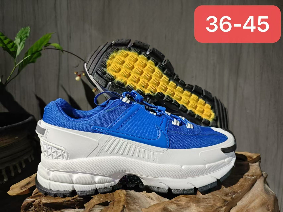 Nike F7 Second-Generation Blue and White Trail Trainers - product image from the listing.