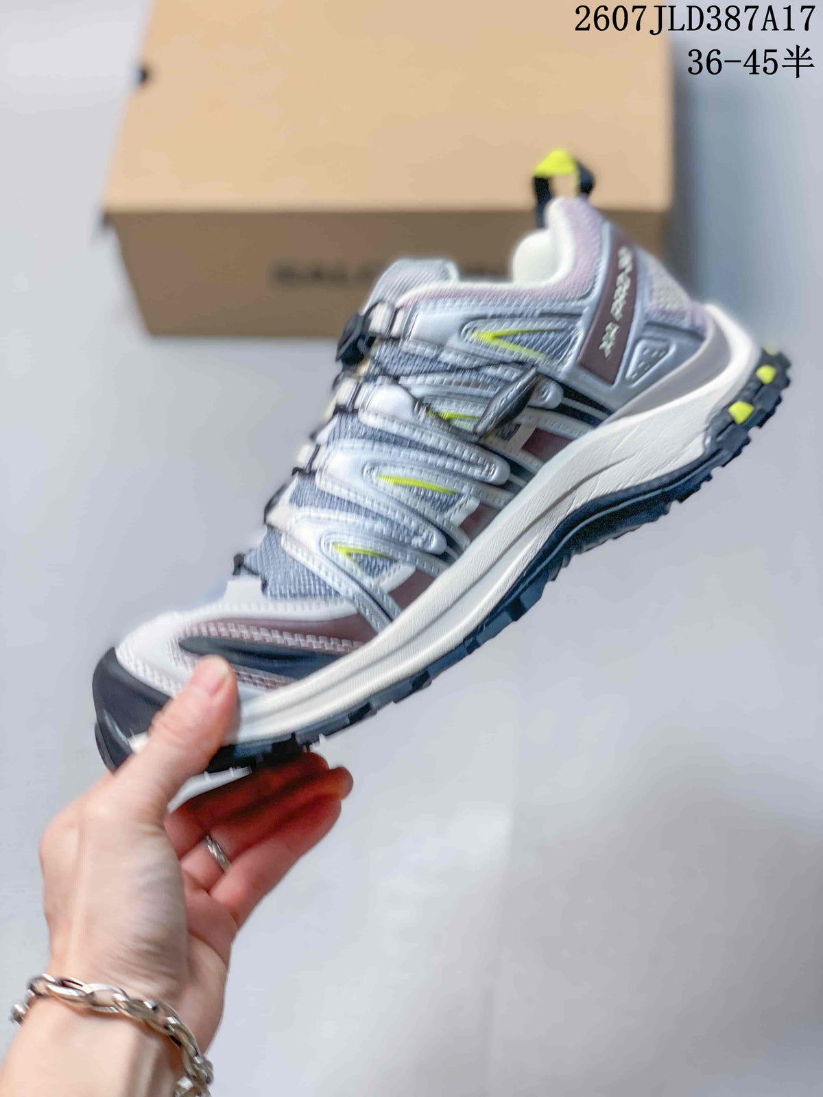 Salomon XA PRO 3D Trail Running Shoes in Grey Purple - product image from the listing.