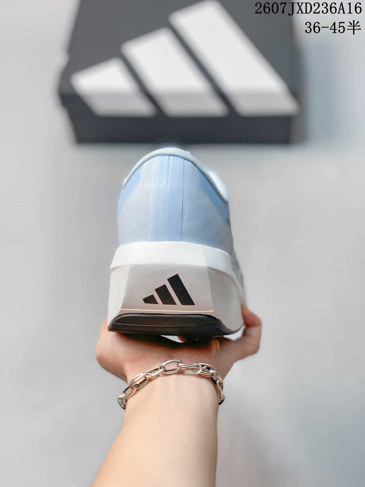 adidas Adizero Evo SL 2 Running Shoes in Light Blue - product image from the listing.