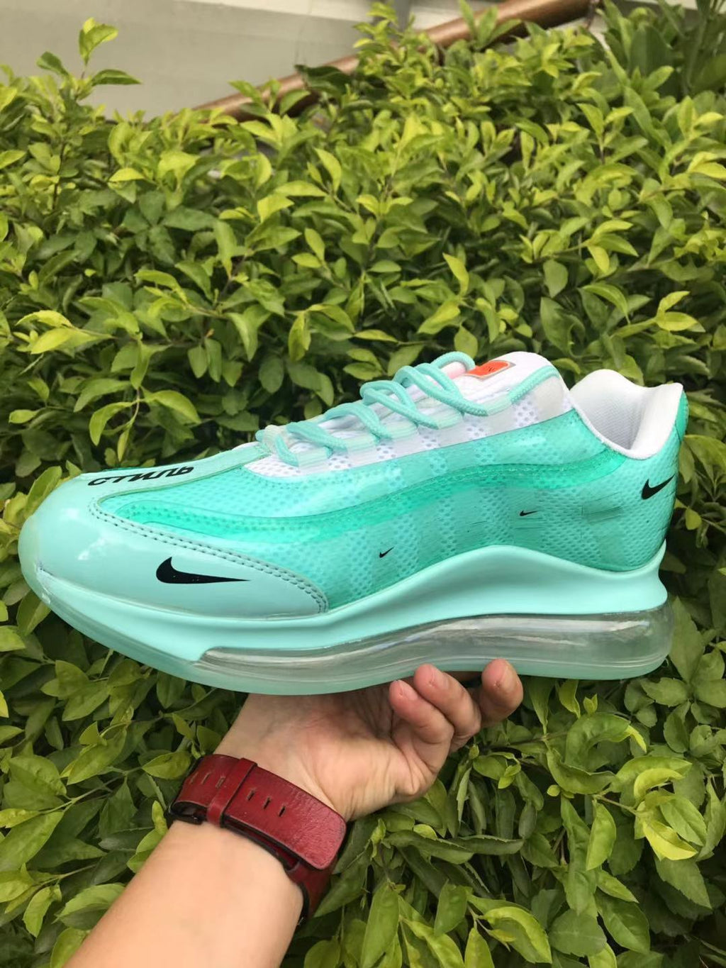 Mint Green Nike Air Max 720 Sneakers - product image from the listing.