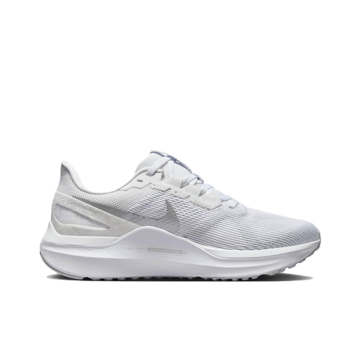 Nike Structure 25 Road Running Shoes in White DJ7884-101 - product image from the listing.