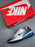 Nike Air Max White and Blue Running-Style Trainers - product image from the listing.