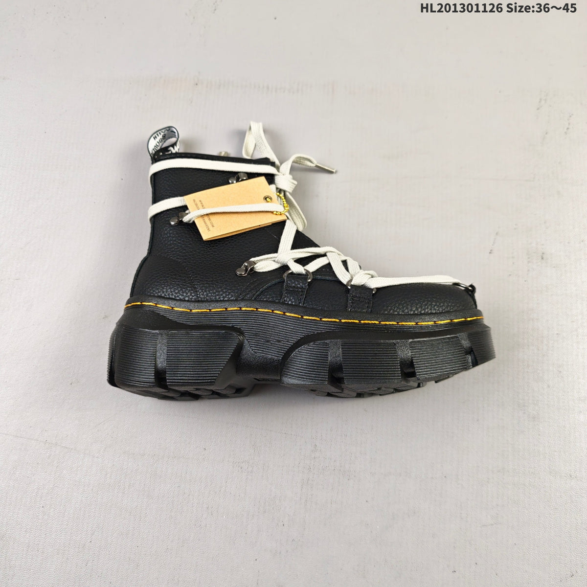 Dr. Martens 1461 Platform Lace-Up Boots, in Black - product image from the listing.