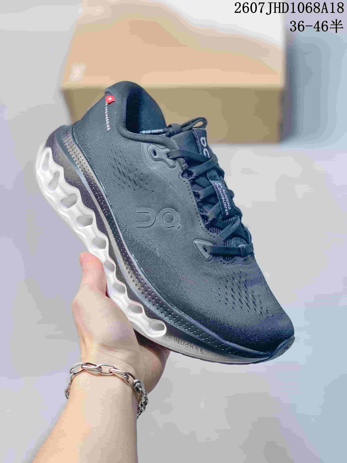On Cloudsurfer 3 Sneakers for Running Dark Gray Style 2607JHD1068A18 - product image from the listing.