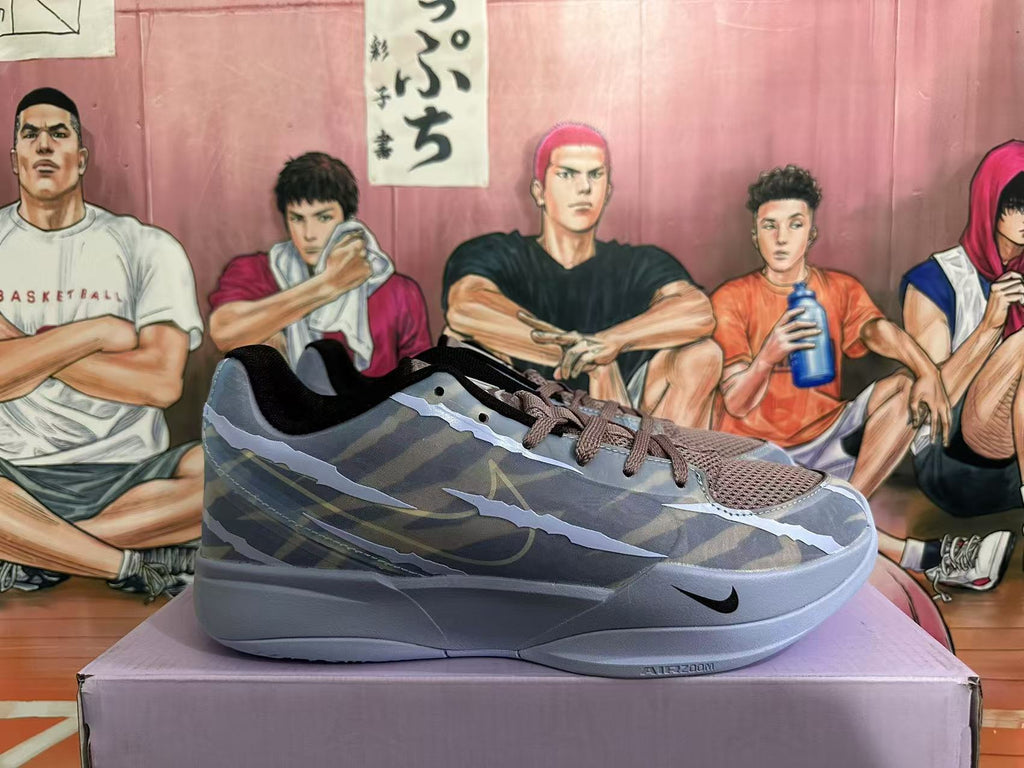 Nike Kobe 8 Basketball Footwear Blue Gray Camouflage - product image from the listing.