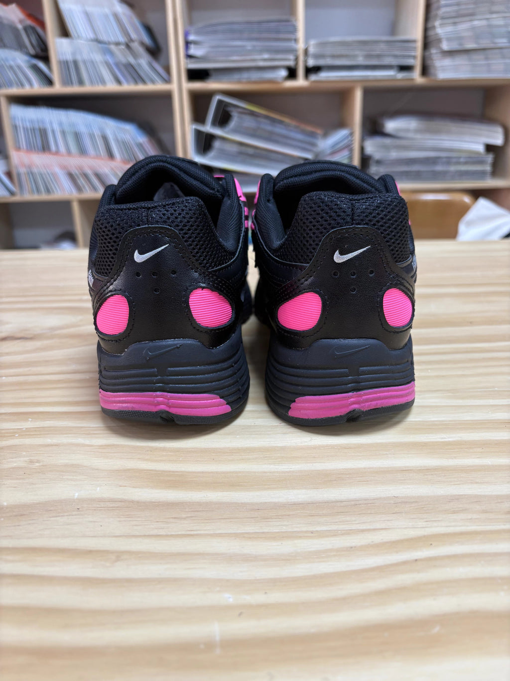 Nike P-6000 Sneakers in Black and Pink CD6404-600 - product image from the listing.