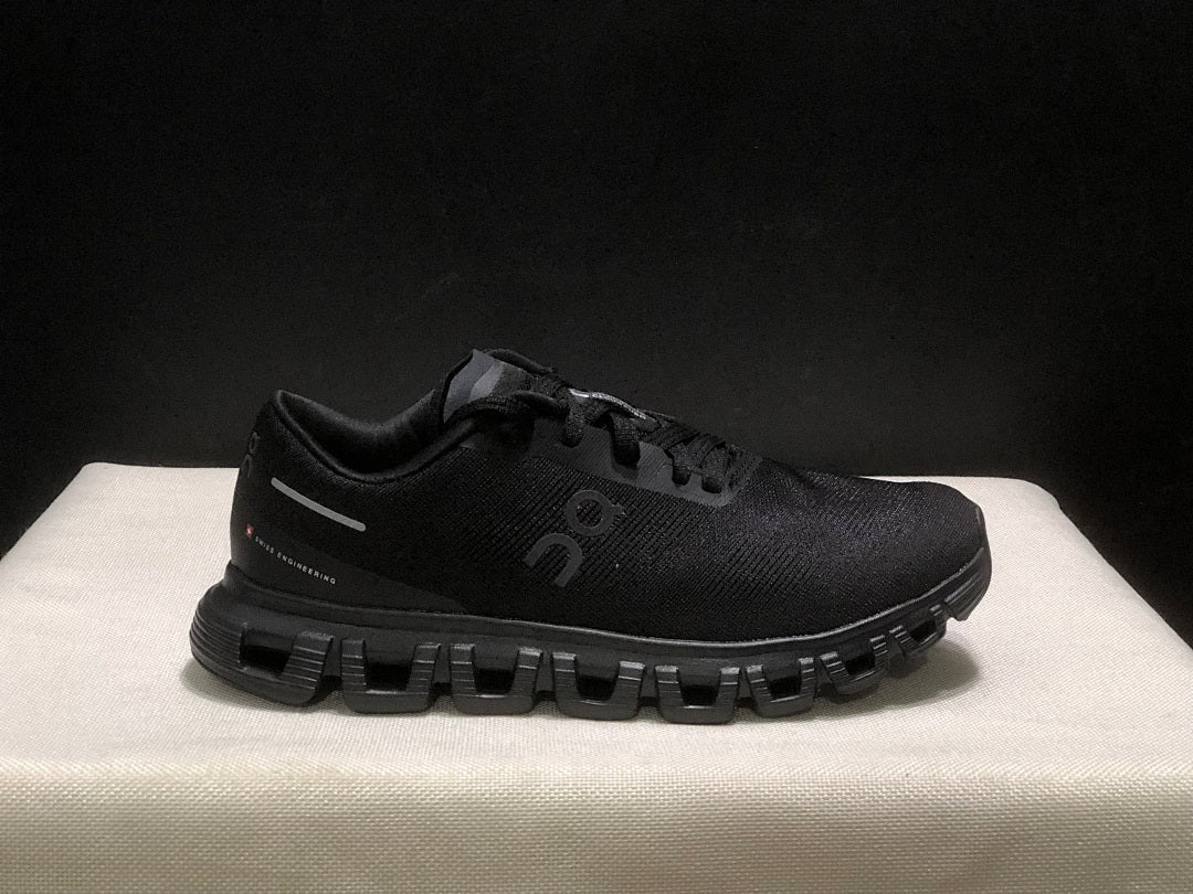 On Cloud 6 Push Running Sneakers in Black - product image from the listing.
