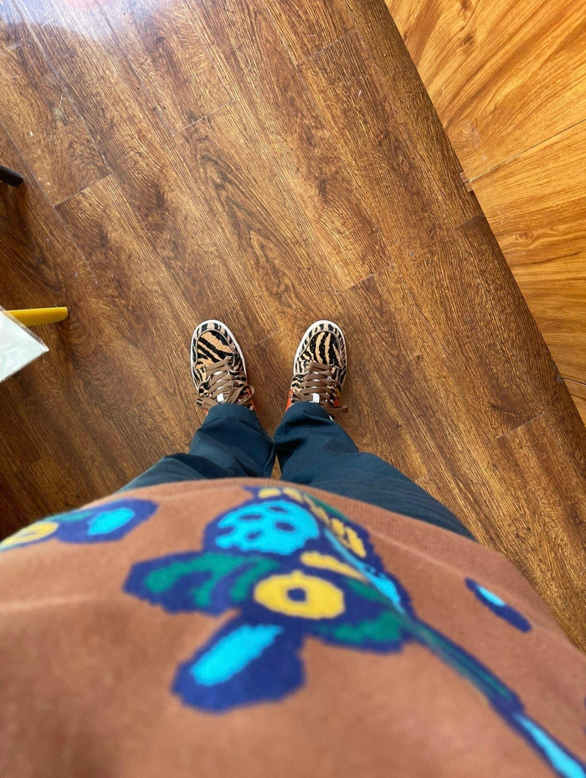 BAPE SK8 STA Tiger-Stripe Low-Cut Sneakers - product image from the listing.