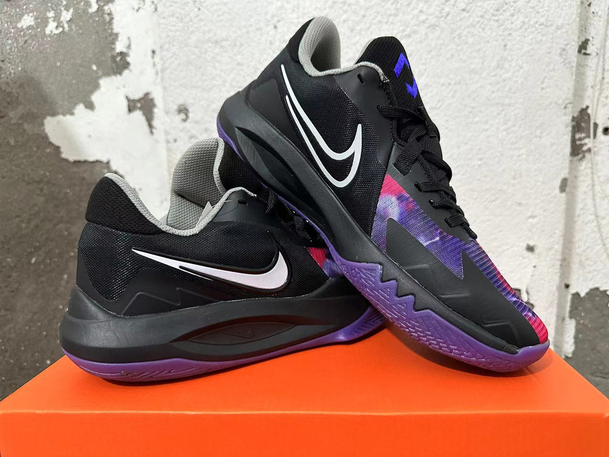 Nike Basketball Shoes in Black, White, in Red and Purple - product image from the listing.
