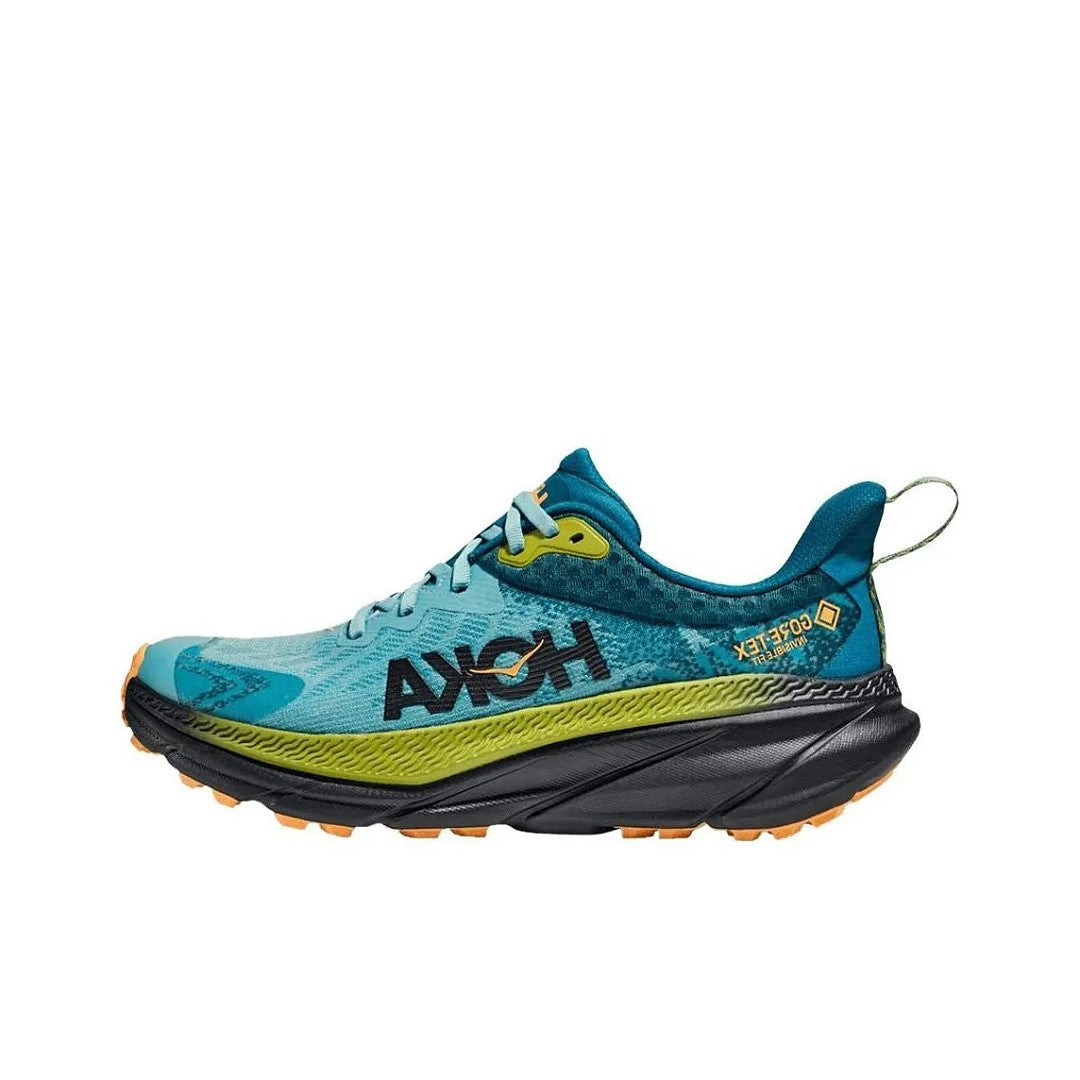 HOKA Challenger 7 GTX Trail Running Shoes in Blue - product image from the listing.