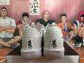 Nike Basketball Sneakers in White Dark Blue Red - product image from the listing.
