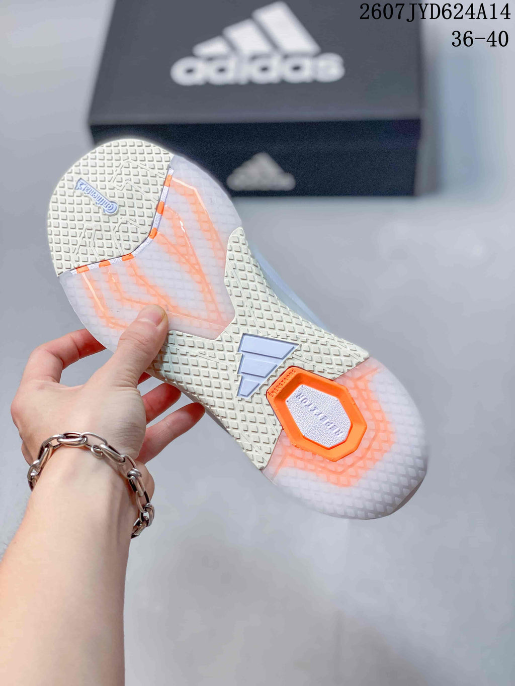 adidas Dropset 4 White Mesh Training Footwear - product image from the listing.