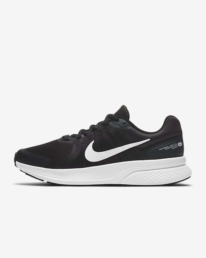 Nike Run Swift 2 Running Shoes in Black White CU3517-004 - product image from the listing.