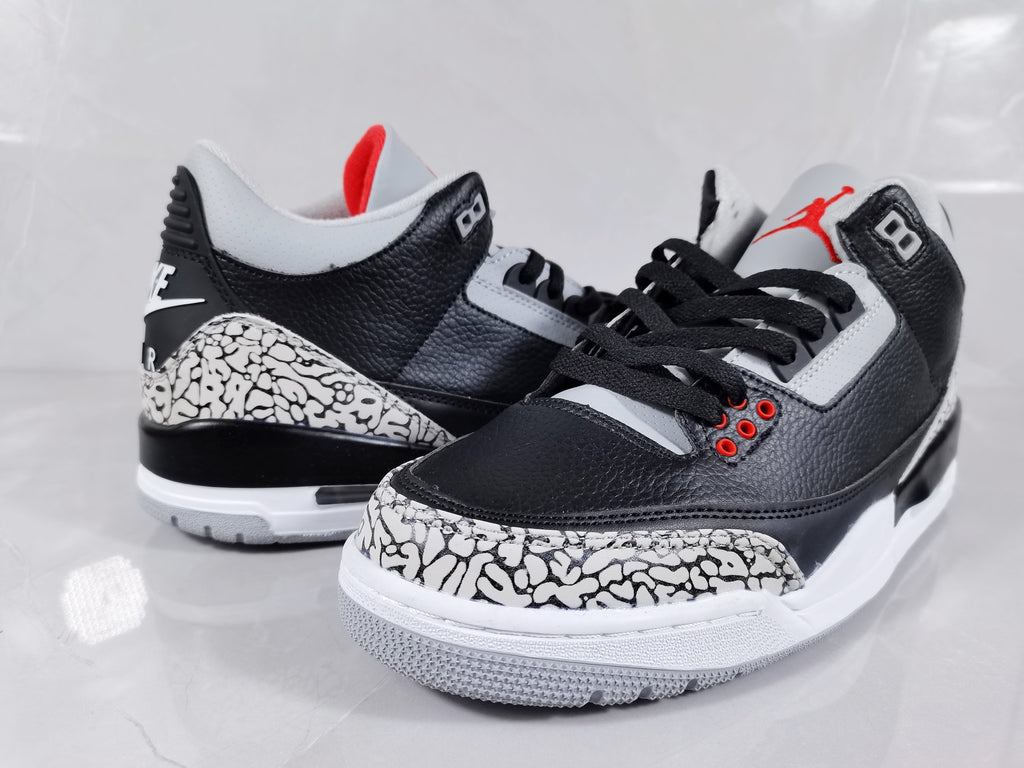 Black Cement Sneakers - Jordan 3 Retro - product image from the listing.