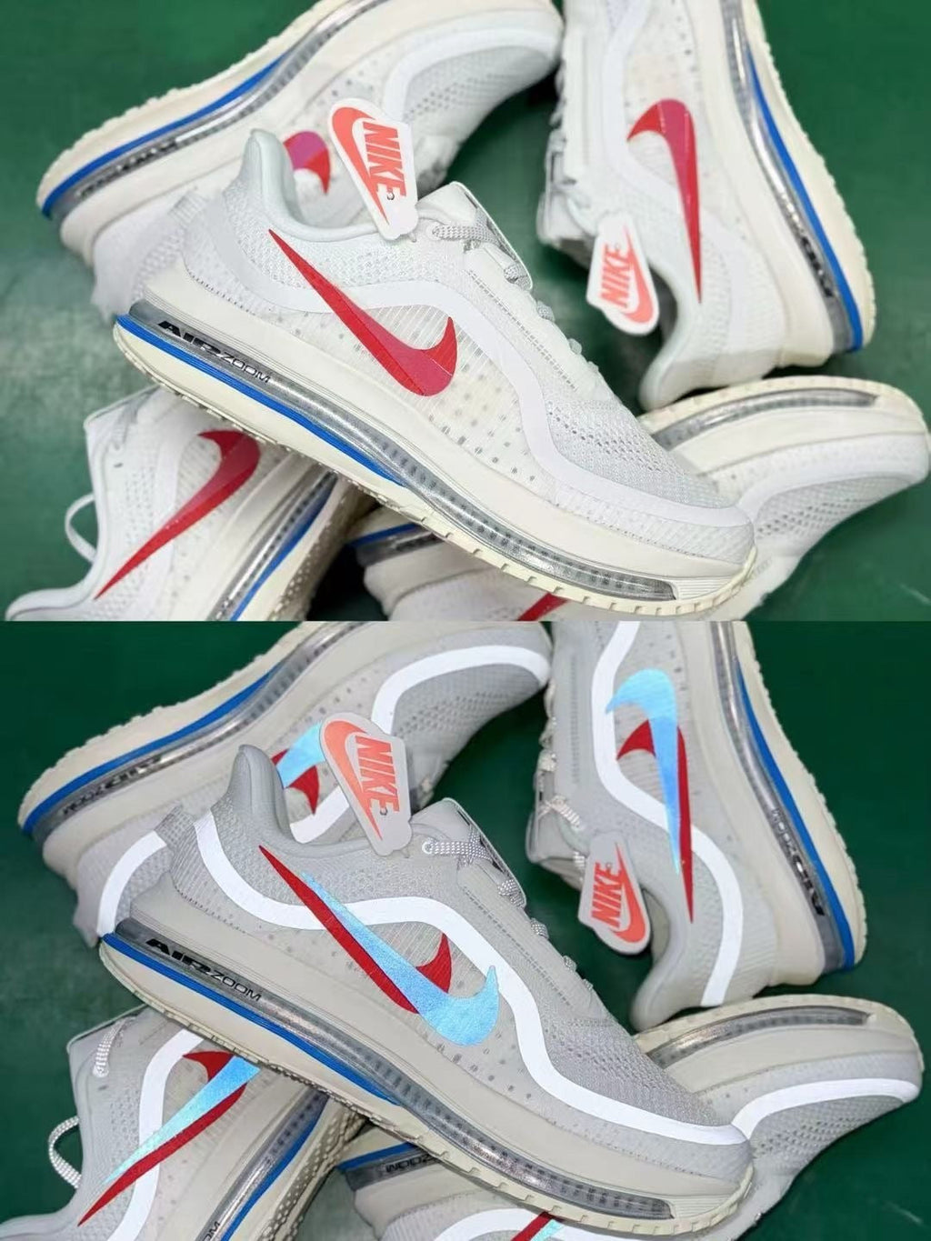 Nike Pegasus Premium Running Shoes in White Red IH7347-111 - product image from the listing.