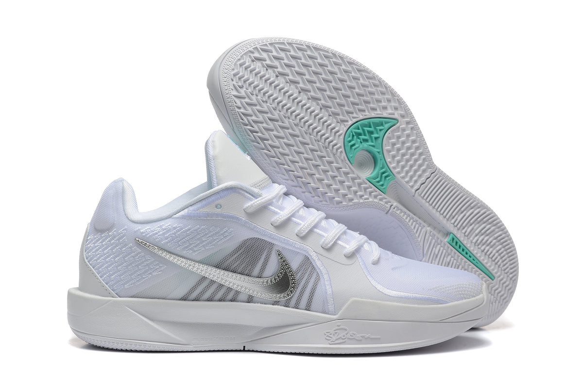 Nike Sabrina 2 Basketball Shoes, in White and Mint - product image from the listing.