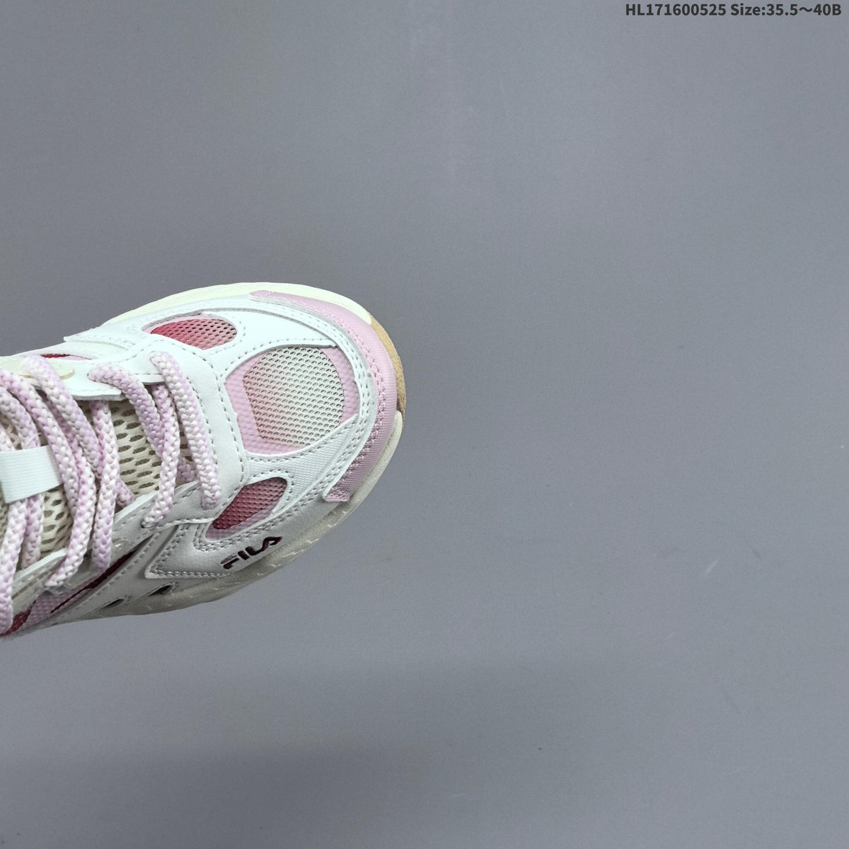FILA FERN Low-Top Sneakers in White Pink F12W622118FMP - product image from the listing.