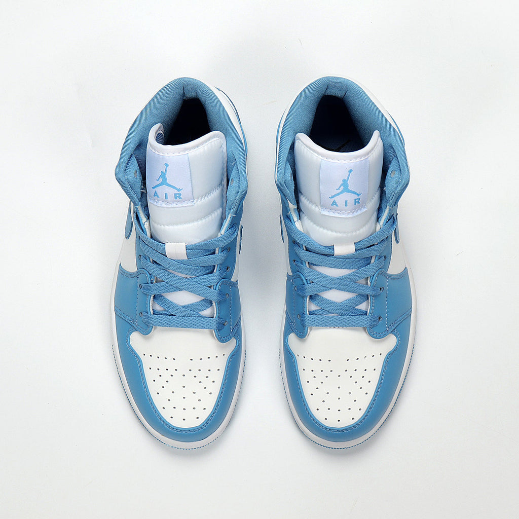 Air Jordan High-Top Sneakers University Blue White 554724-106 - product image from the listing.