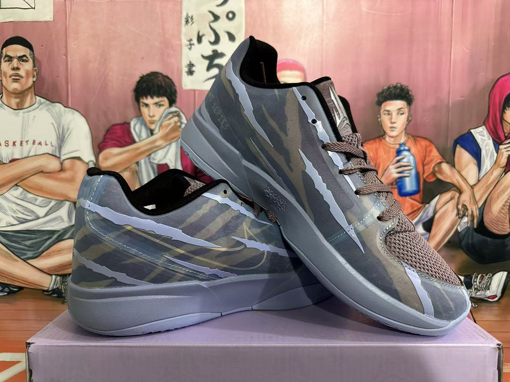 Nike Kobe 8 Basketball Footwear Blue Gray Camouflage - product image from the listing.