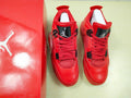 Air Jordan 4 Singles Day Sneakers in Red AV3914-600 - product image from the listing.