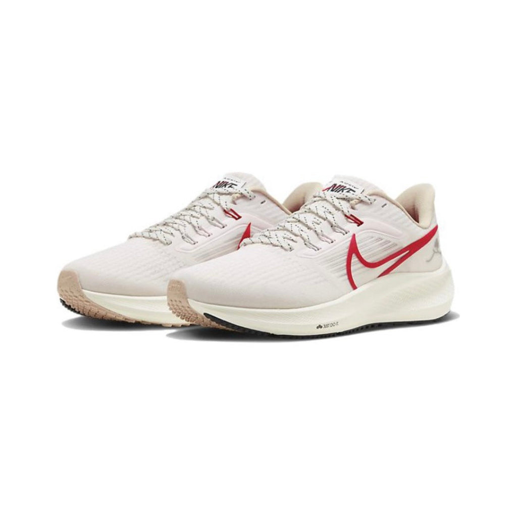Nike Air Zoom Pegasus 39 Running Shoes in White Red FD4344-161 - product image from the listing.