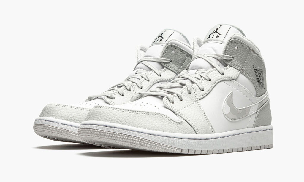 "White Camo" Air Jordan 1 Mid - product image from the listing.