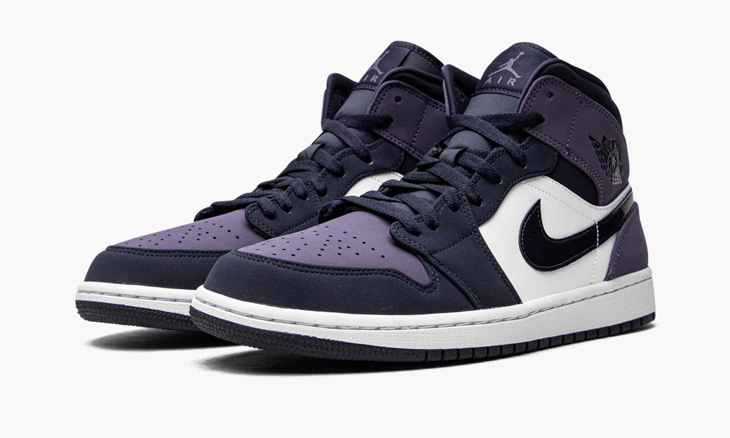 Air Jordan 1 Mid Sanded in Purple - product image from the listing.