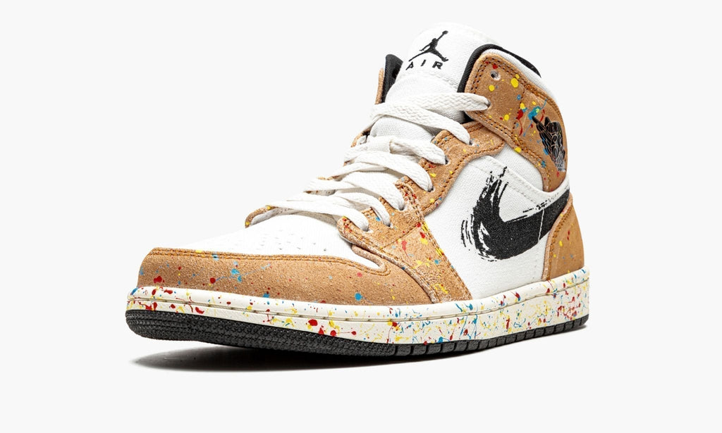 "Brushstroke" Air Jordan 1 Mid SE - product image from the listing.