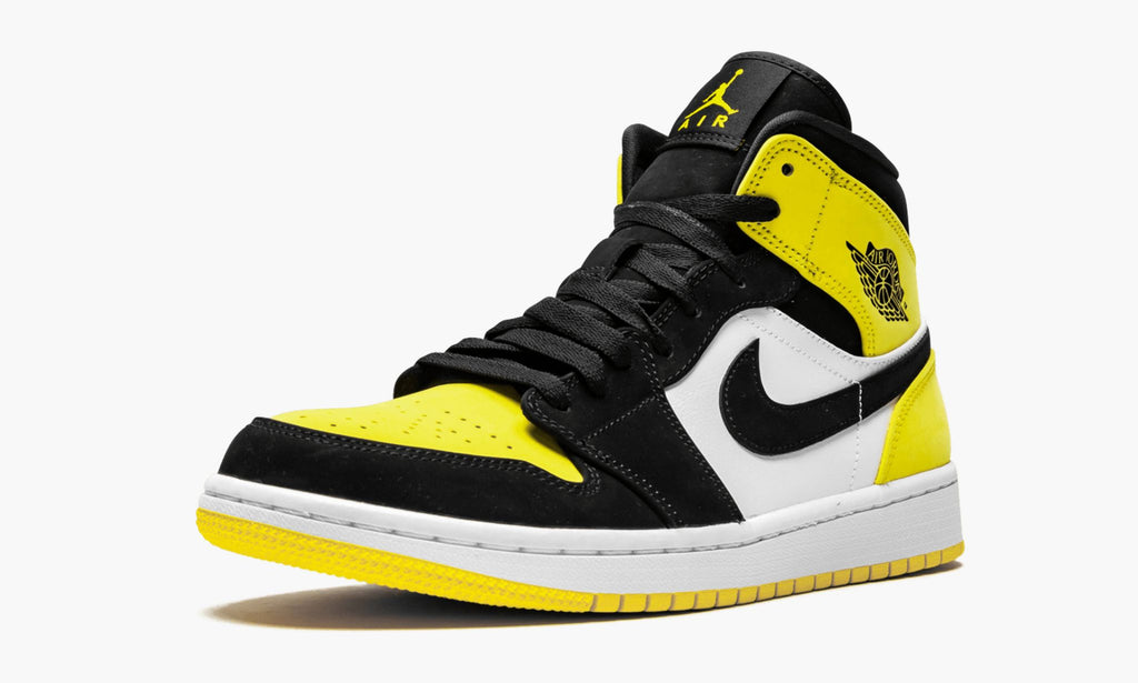 "Yellow Toe" Air Jordan 1 MID SE - product image from the listing.
