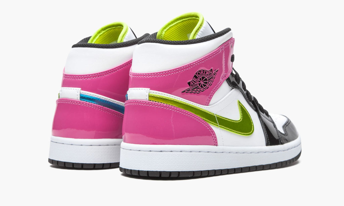 Cyber / Active Fuchsia - Air Jordan 1 Mid SE - product image from the listing.