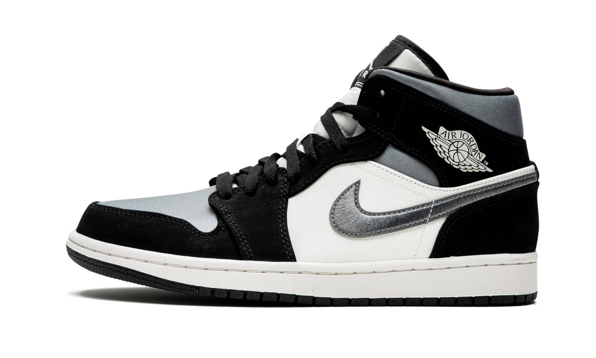 Air Jordan 1 Mid SE Satin in Grey - product image from the listing.