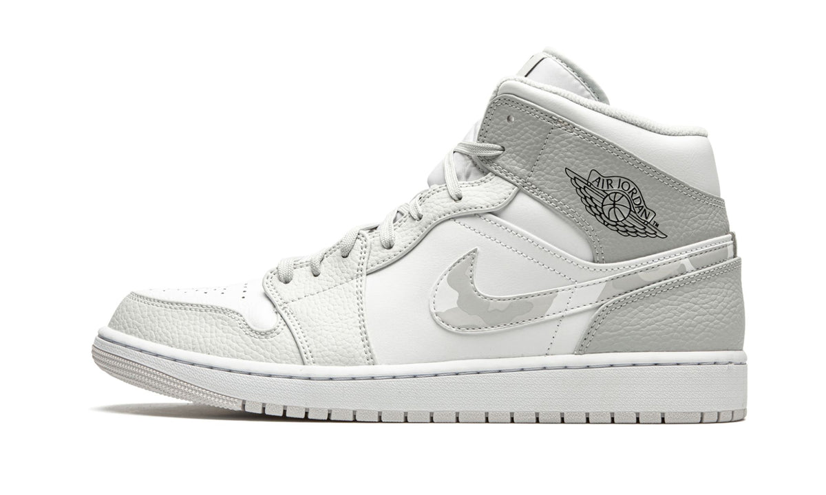 White Camo - Air Jordan 1 Mid - product image from the listing.
