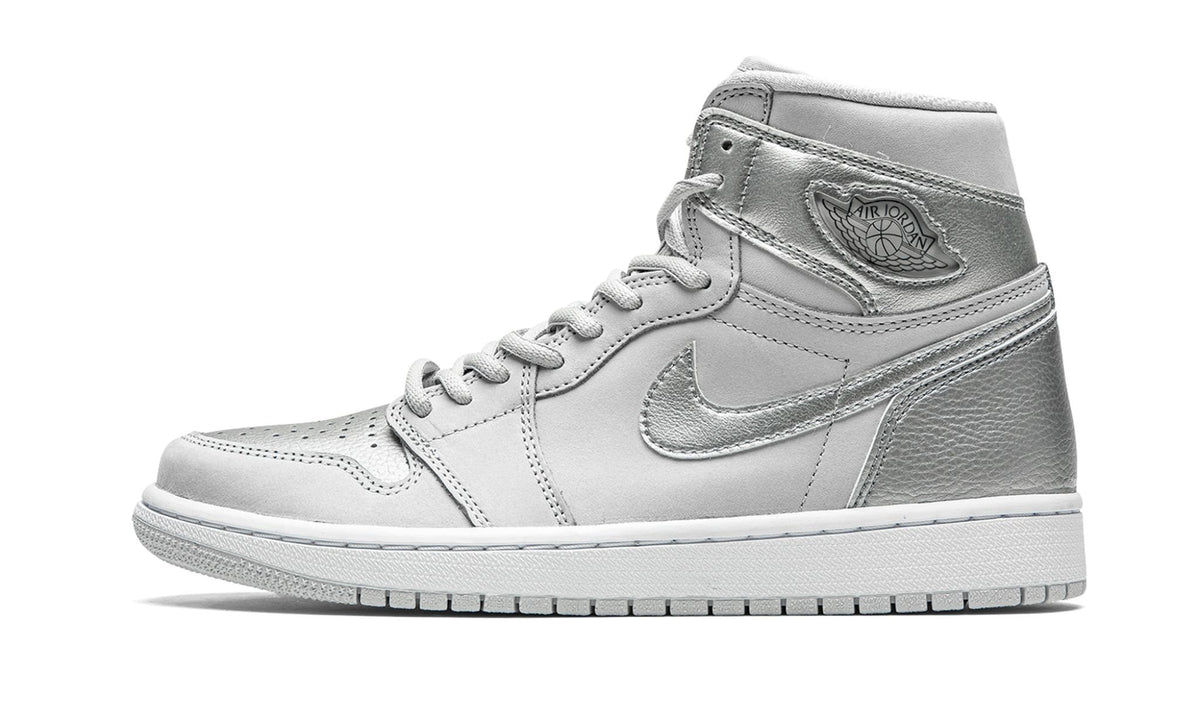 "Metallic Silver" Air Jordan 1 Retro High CO.JP - product image from the listing.