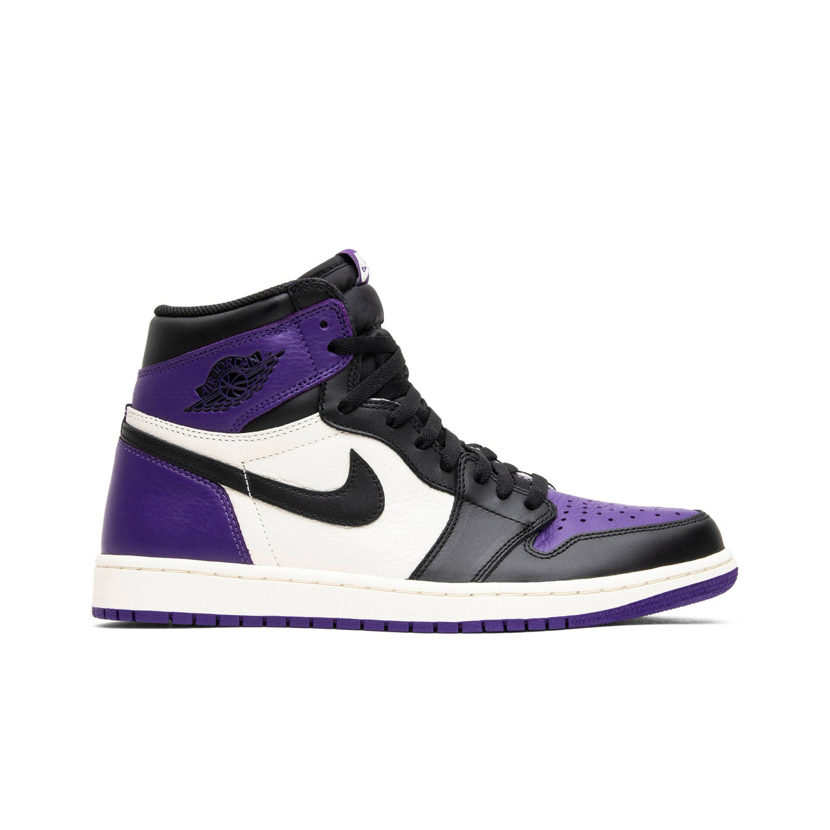 Air Jordan 1 Retro High OG Court in Purple 555088-501 - product image from the listing.