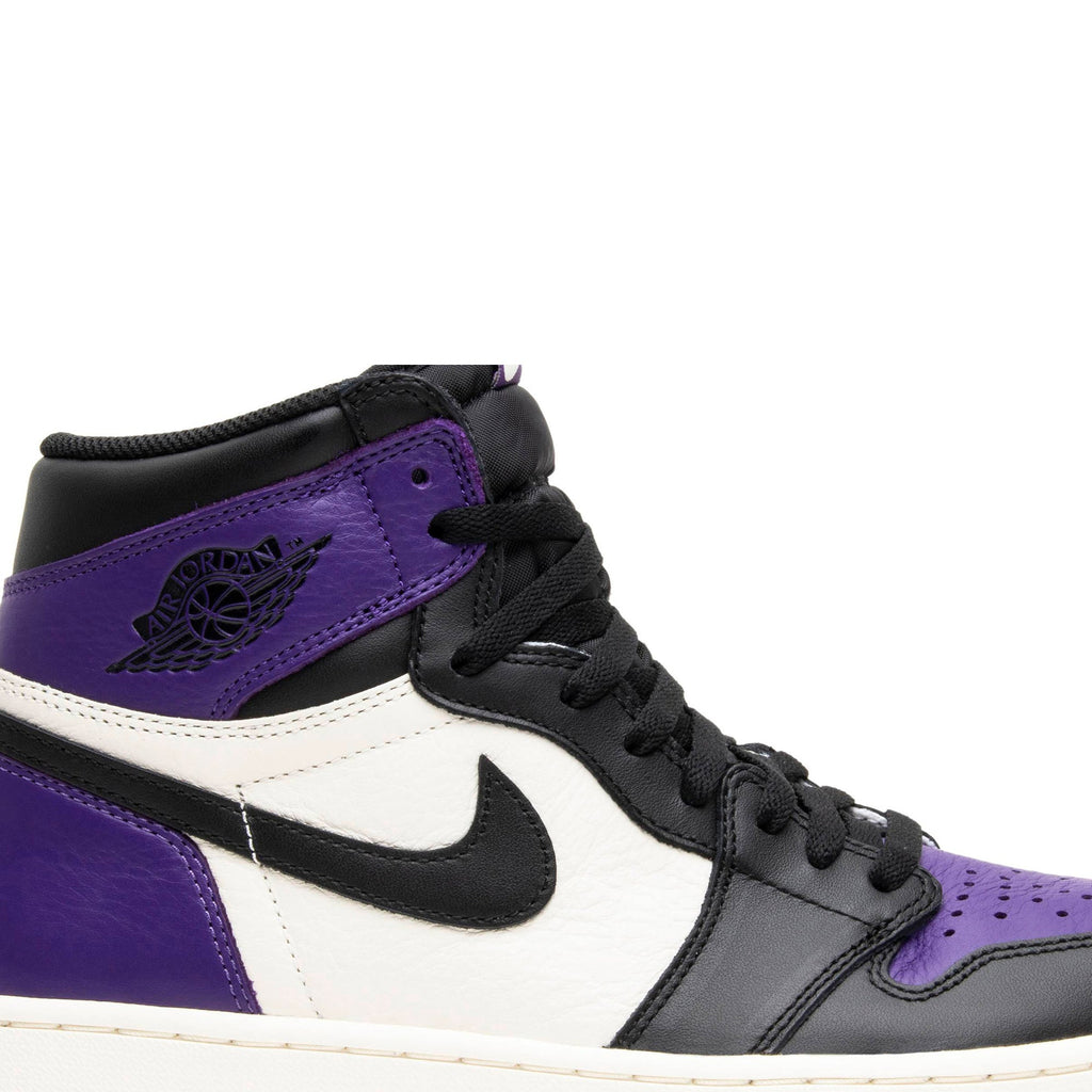 Air Jordan 1 Retro High OG Court in Purple 555088-501 - product image from the listing.