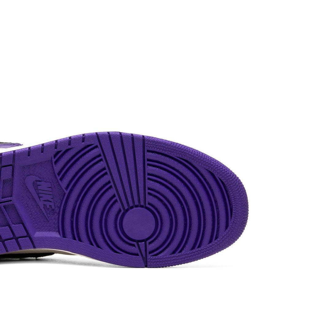 Air Jordan 1 Retro High OG Court in Purple 555088-501 - product image from the listing.