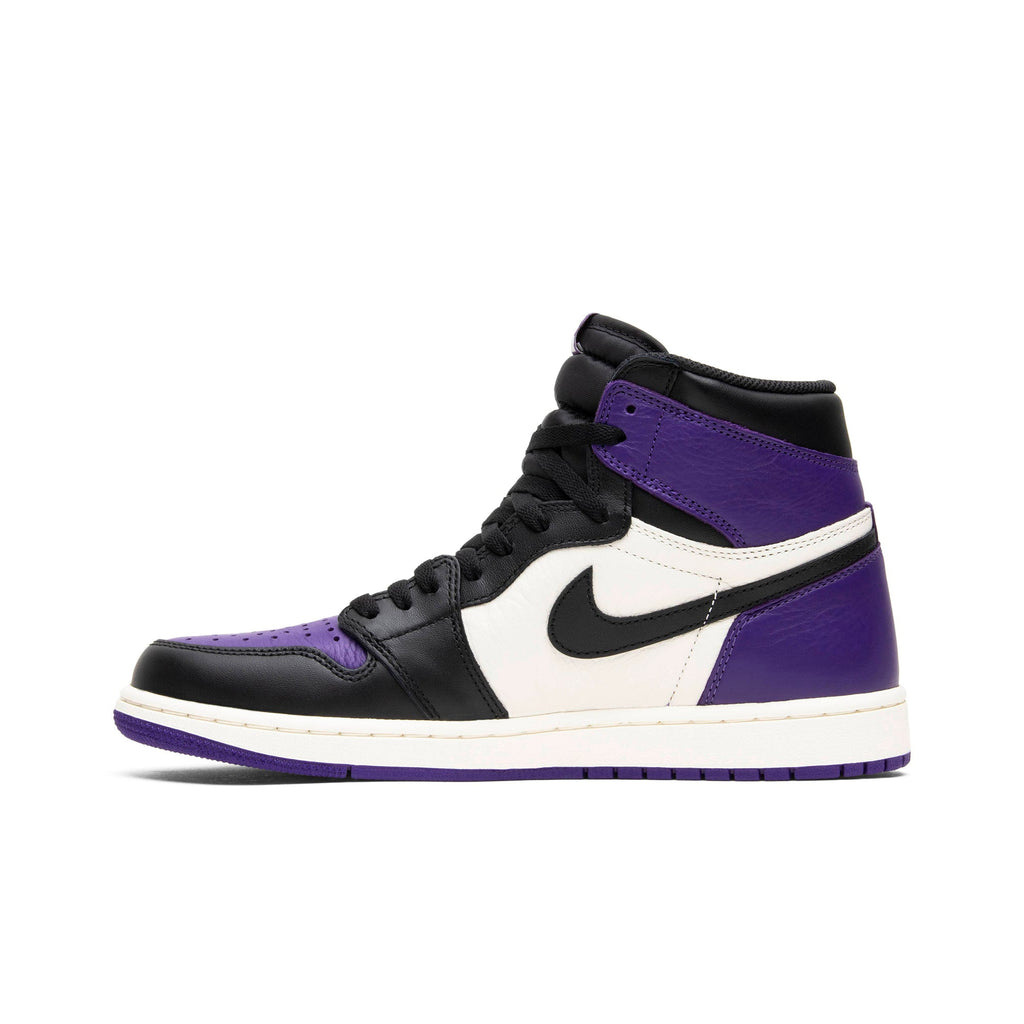 Air Jordan 1 Retro High OG Court in Purple 555088-501 - product image from the listing.