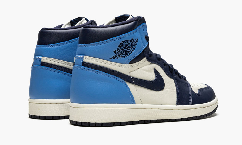 Air Jordan 1 Retro High OG Obsidian/University in Blue - product image from the listing.