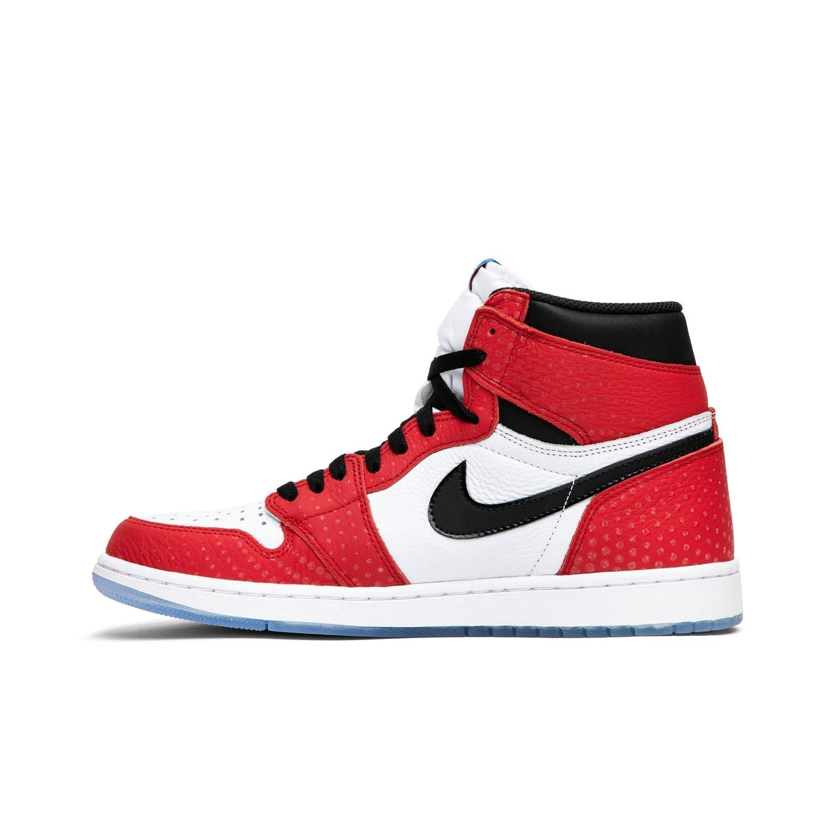 Spider-Man Origin Story - Air Jordan 1 Retro High OG 555088-602 - product image from the listing.