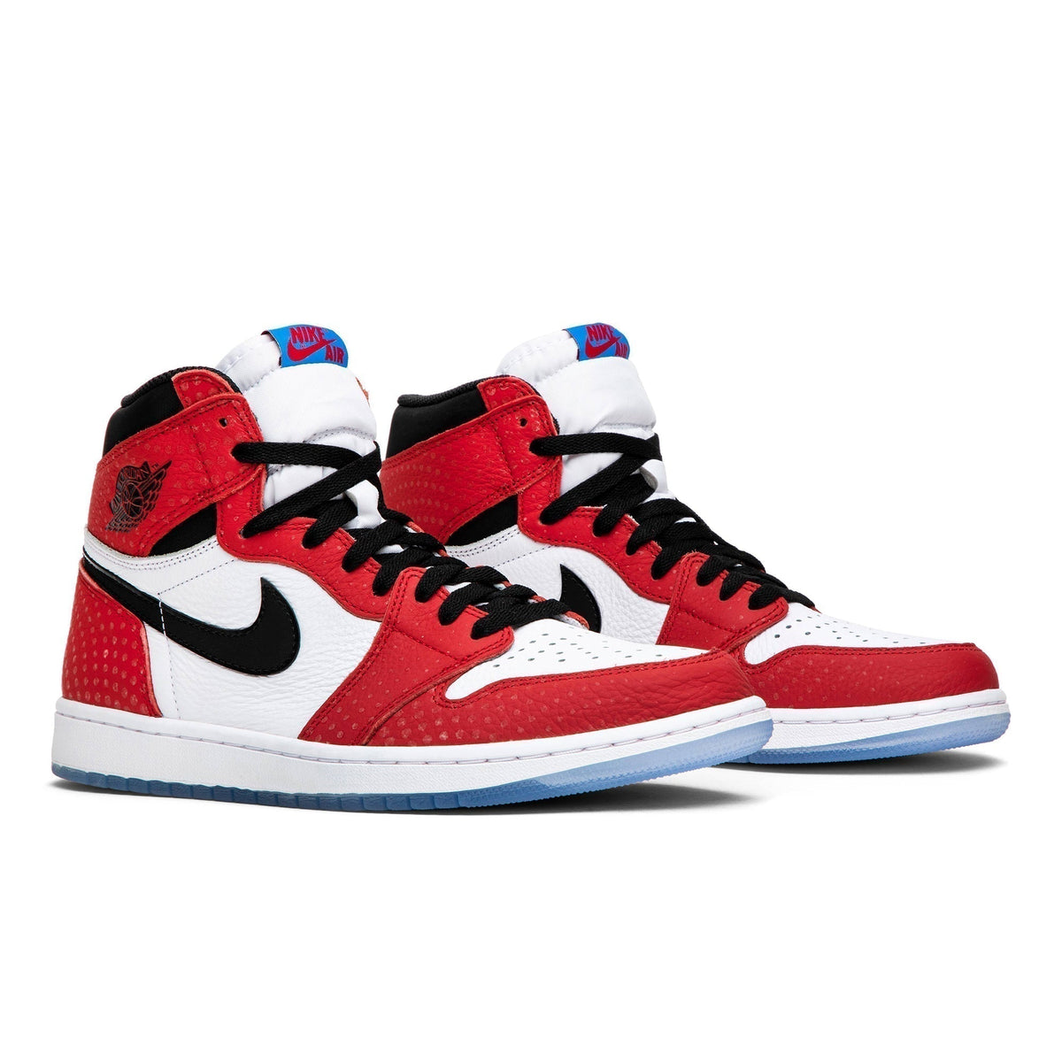 Spider-Man Origin Story - Air Jordan 1 Retro High OG 555088-602 - product image from the listing.